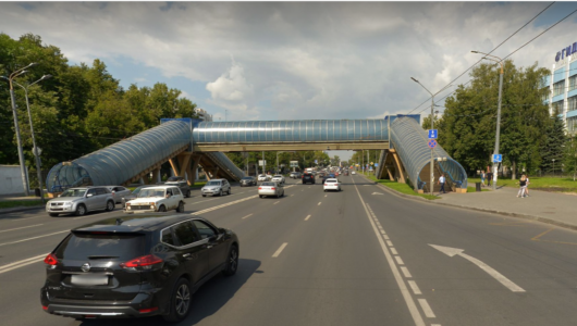 Ещё один «пешеходный мост» запланирован над проспектом Гагарина